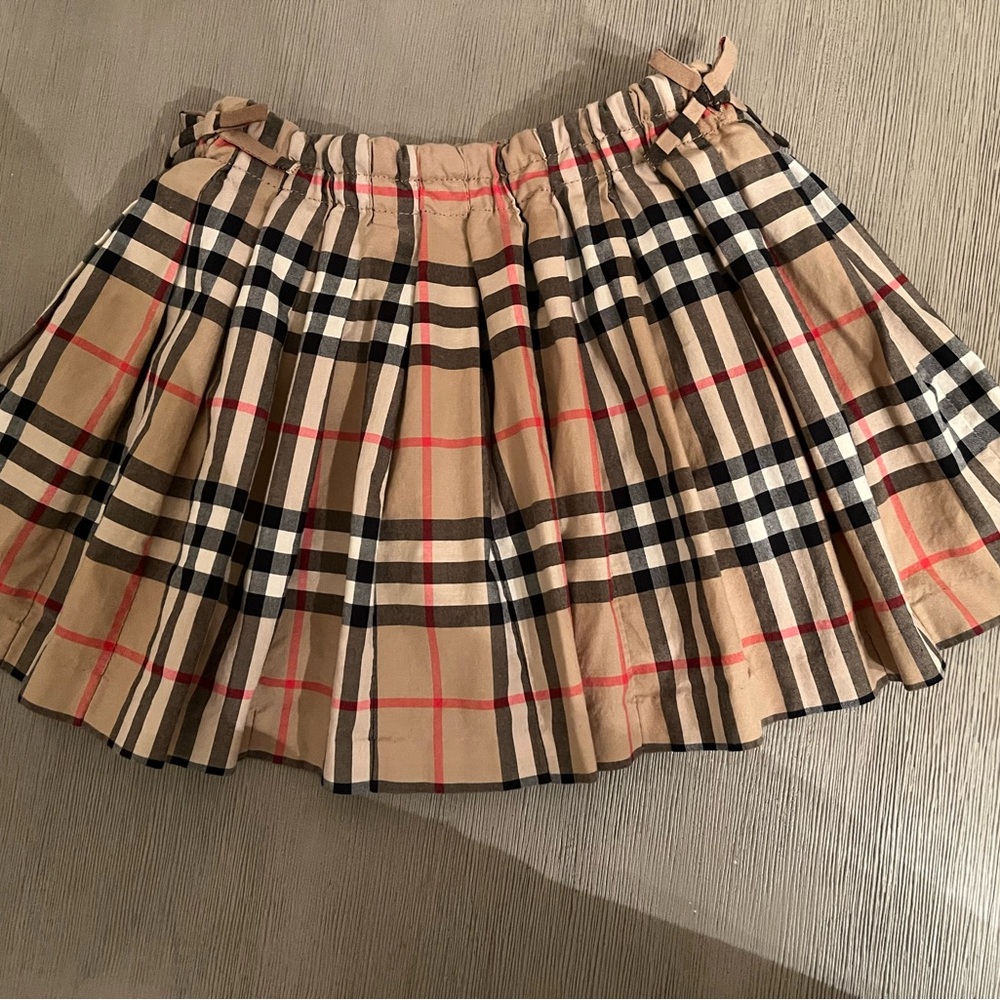 Burberry check-print skirt